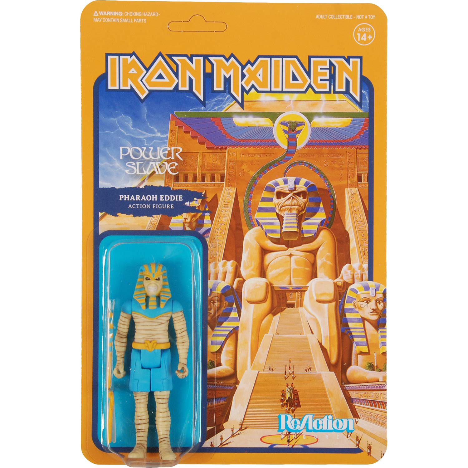 Super7 Powerslave Pharaoh Eddie 3.75" ReAction Figure Action Figure