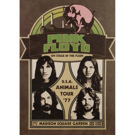 Pink Floyd Animals Tour 77 Domestic Poster