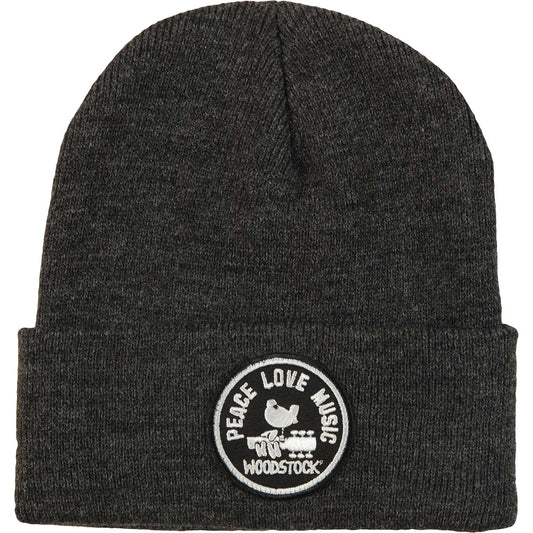 Woodstock Peace Love Music Beanie