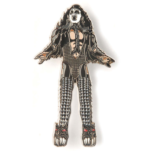 KISS The Demon Pewter Pin Badge