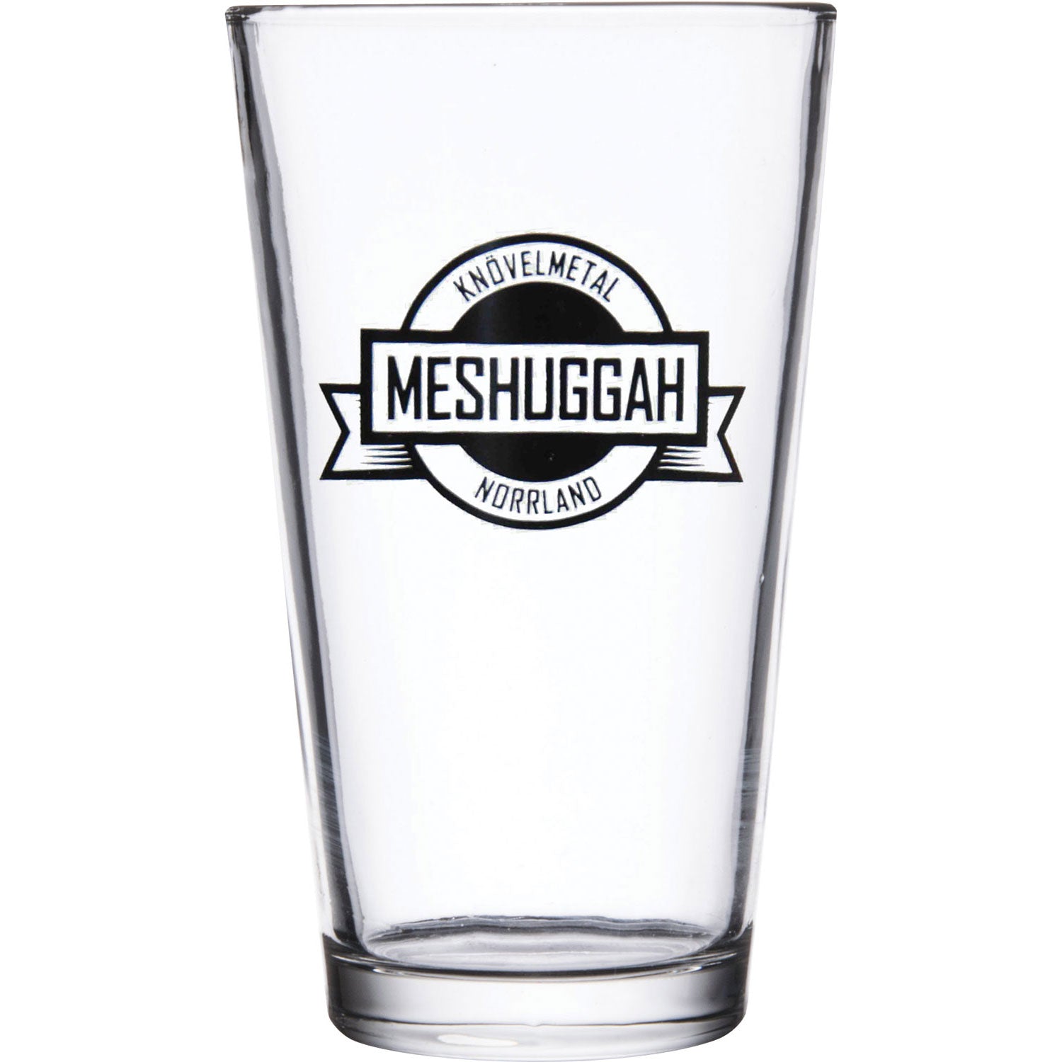 Meshuggah Crest Pint Glass