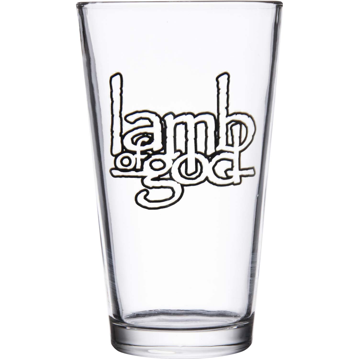 Lamb Of God Logo Pint Glass
