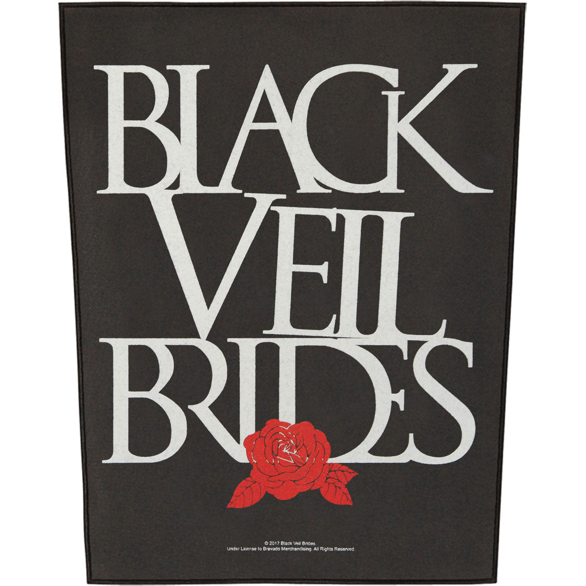 Black Veil Brides Rose Back Patch
