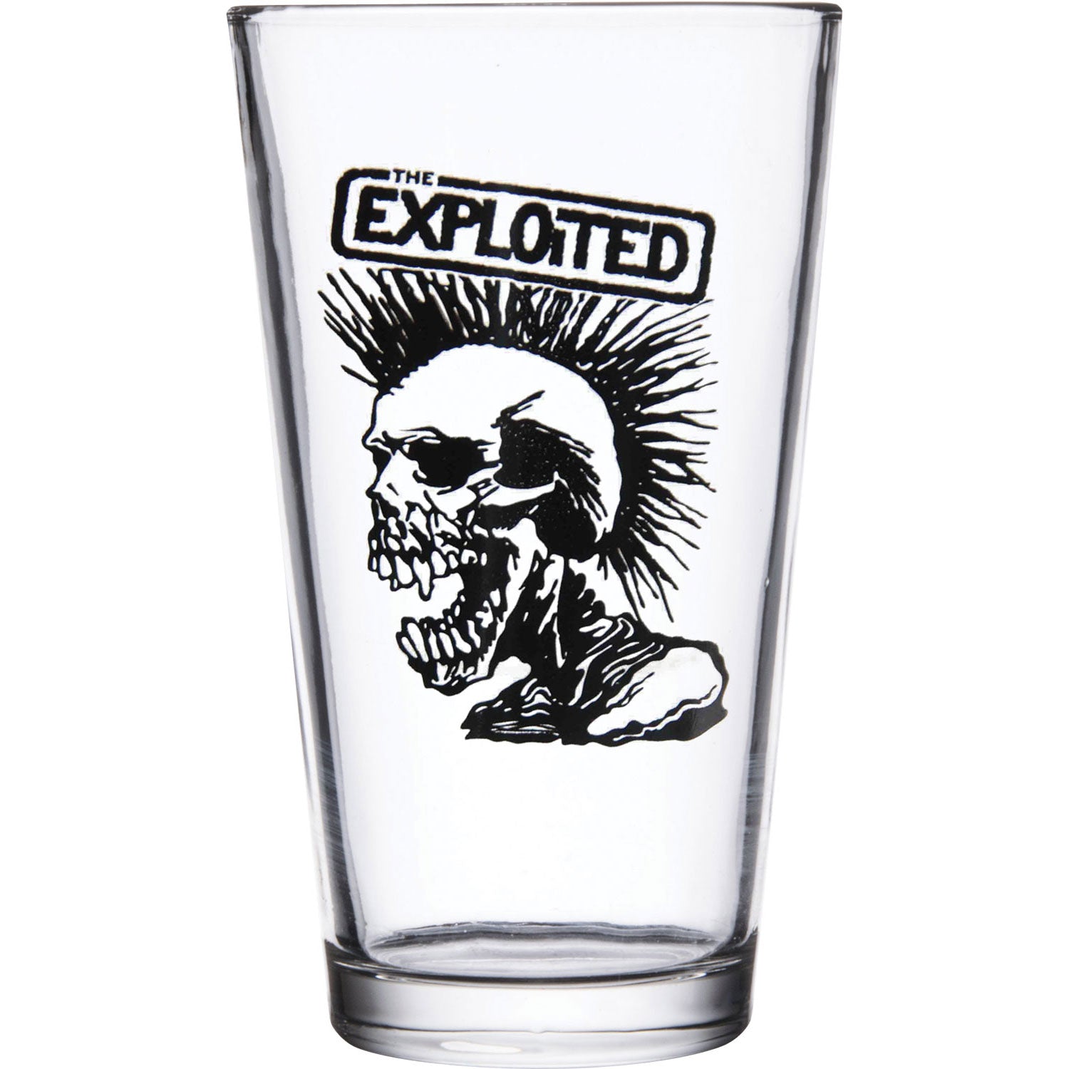 Exploited Skull Pint Glass