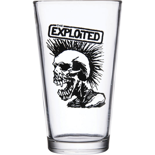 Exploited Skull Pint Glass