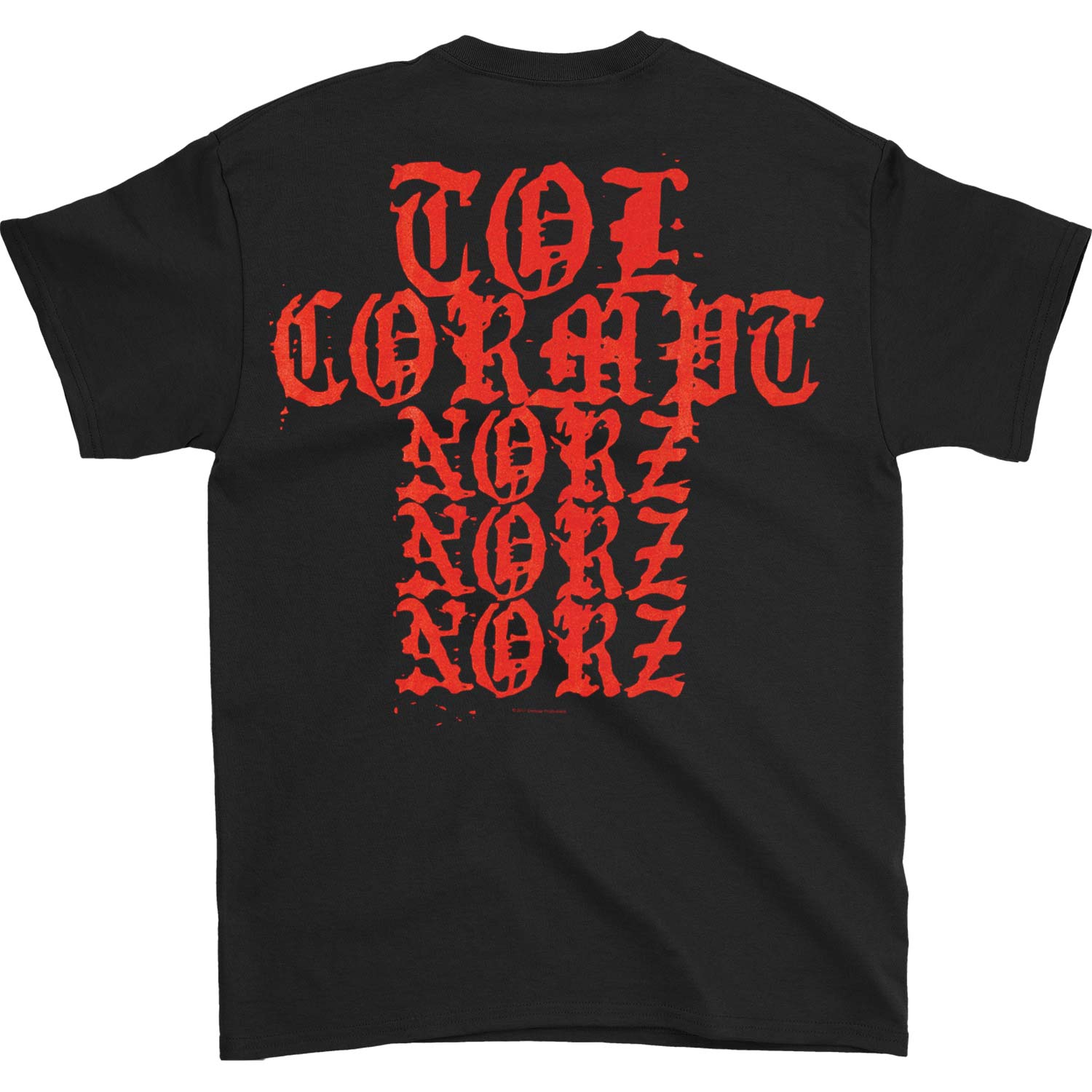 Impaled Nazarene Tol Cormpt Norz Norz Norz T-shirt