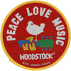 Peace Love Music Woven Patch