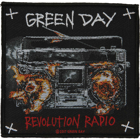 Green Day Revolution Radio Woven Patch
