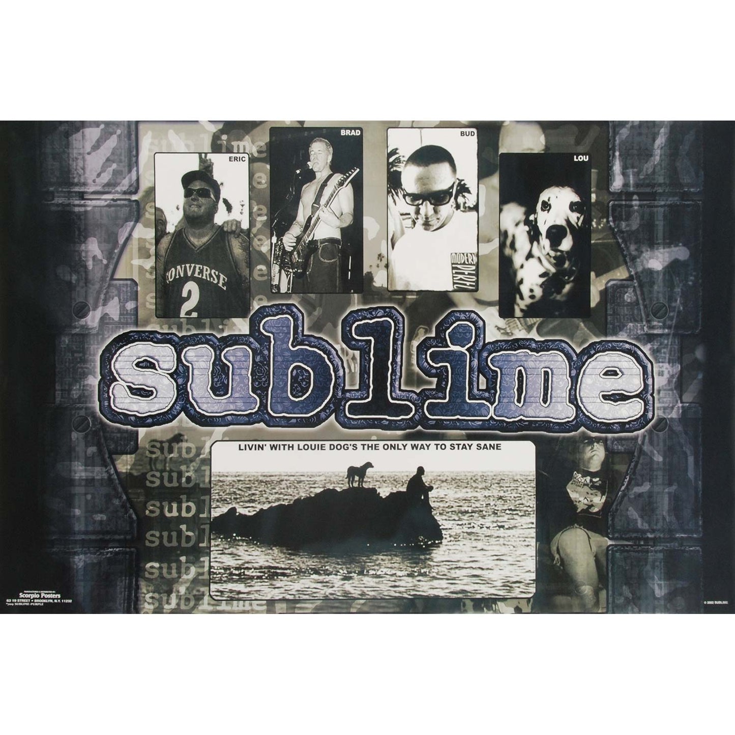 Sublime Livin With Louie Dog Domestic Poster