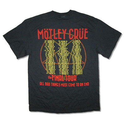 Motley Crue Orange Circle Tour T-shirt