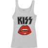 Red Lips Womens Tank