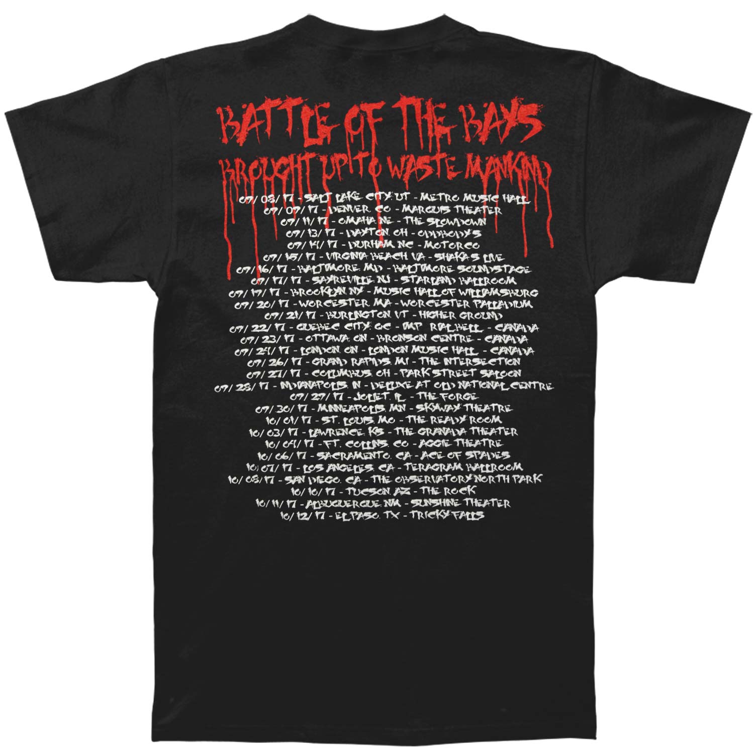 Exodus Fireball North America '17 T-shirt