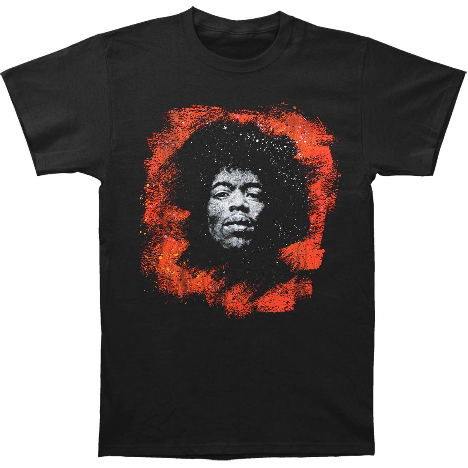 Stephen Fishwick Men's "Jimi Burst Orange" T-shirt