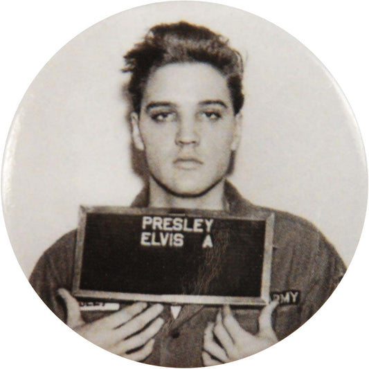 Elvis Presley Enlistment Button