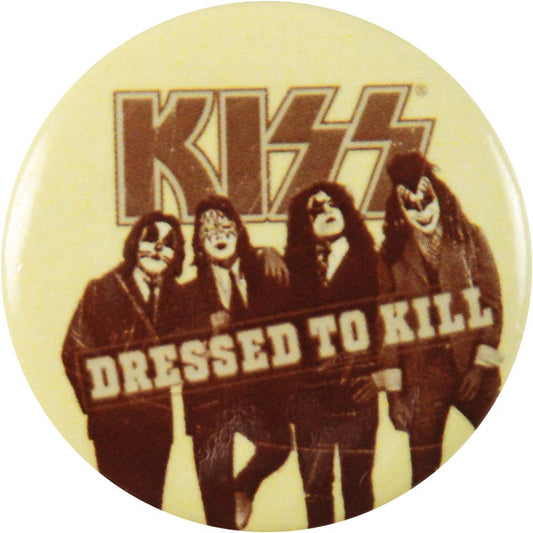 KISS Dressed To Kill Button
