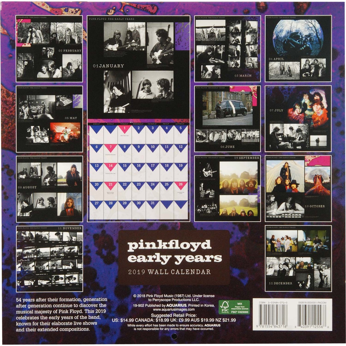 2019 Square Calendar Calendar