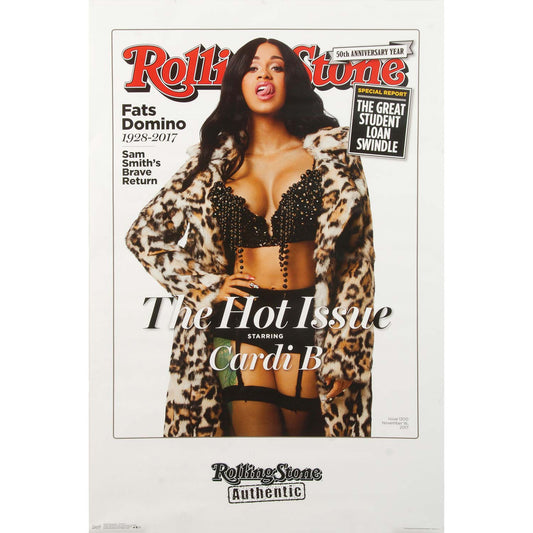 Cardi B Rolling Stone Magazine - 17 Domestic Poster