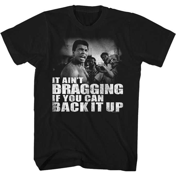 Muhammad Ali Distressed Back It Up T-shirt