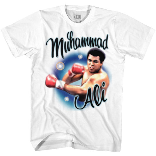 Muhammad Ali Airbrush Punch T-shirt