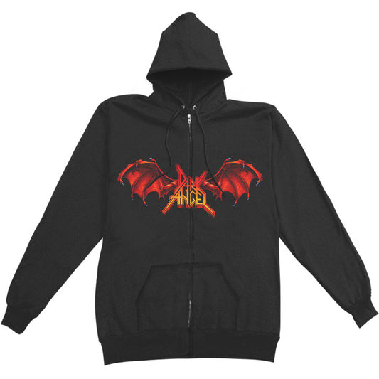 Dark Angel Darkness Descends Zippered Hooded Sweatshirt