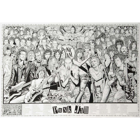 Howard Teman Punk Jam Domestic Poster