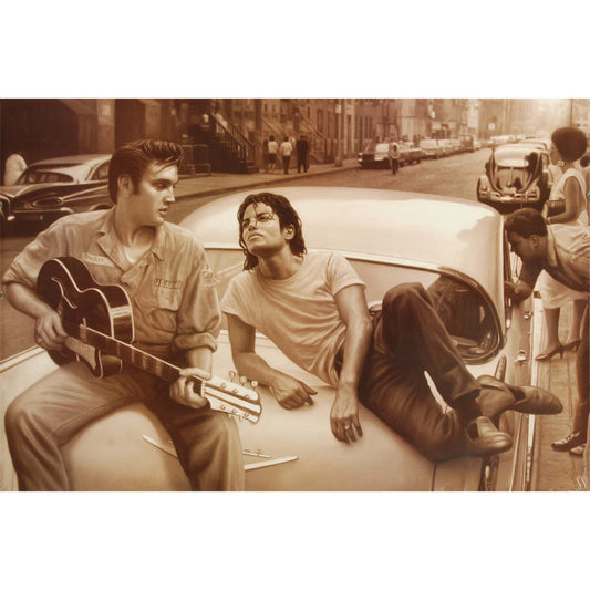 Elvis Presley Elvis & Michael Domestic Poster