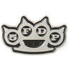 Knuckles Pewter Pin Badge