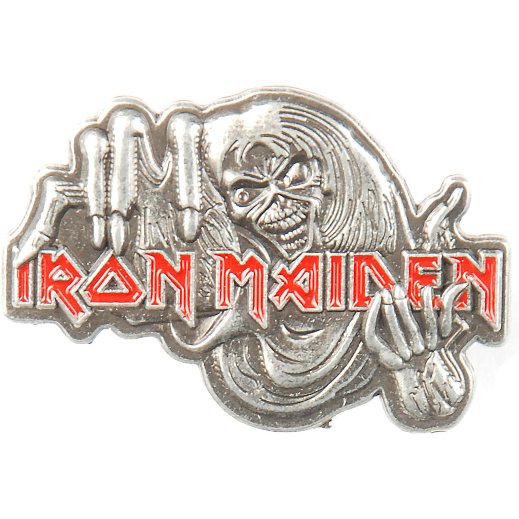 Iron Maiden Number Of The Beast Pewter Pin Badge