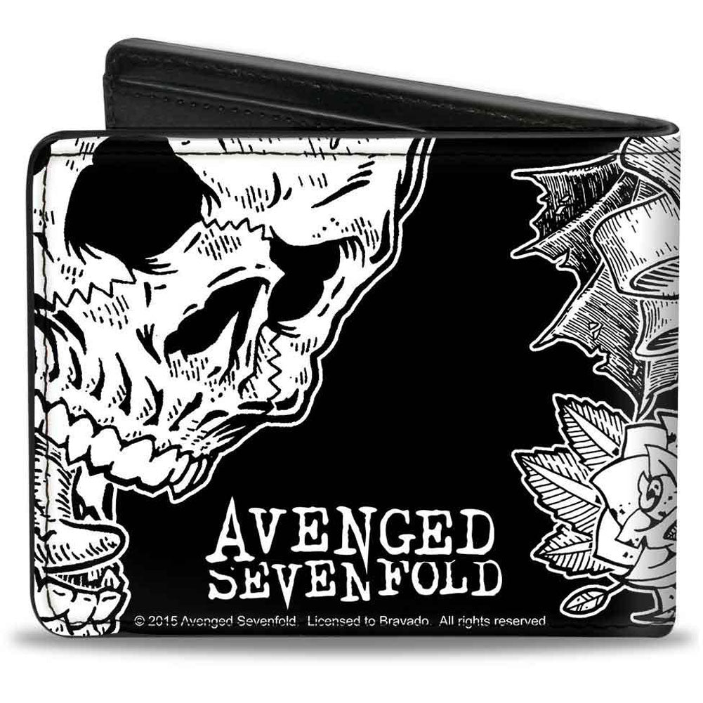 Avenged Sevenfold A7X Flying Bat Bi-Fold Wallet | Avenged Avenged Sevenfold A7X Flying Bat Bi-Fold Wallet | Avenged