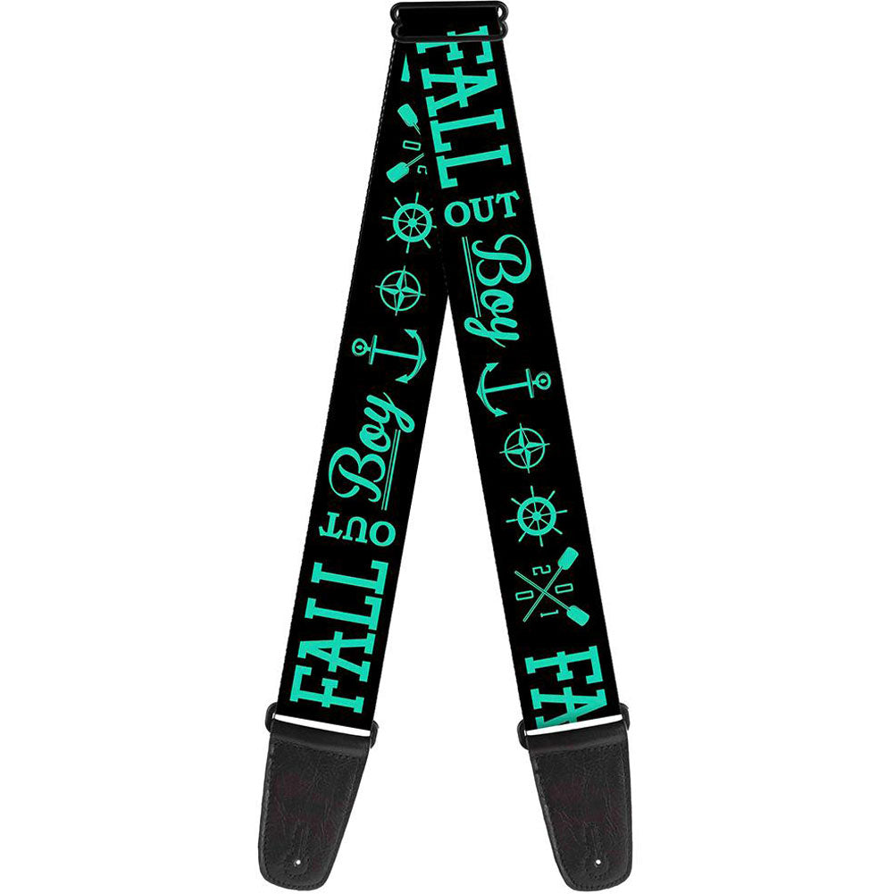 Anchor & Nautical Star Guitar Strap