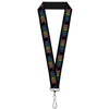 Dancing Skeletons Lanyard