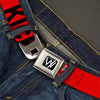 Kick Me Seatbelt Buckle Belt