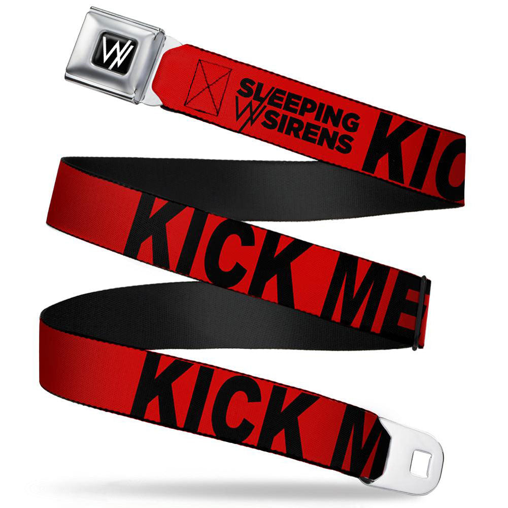 Sleeping With Sirens Kick Me Seatbelt Buckle Belt