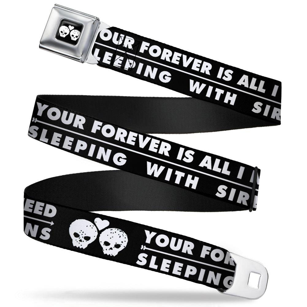 Sleeping With Sirens Your Forever Is All I Need Seatbelt Buckle Belt