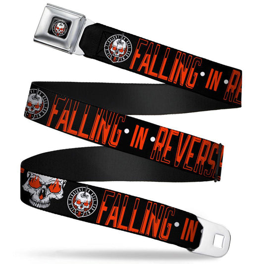 Falling In Reverse Straight To Hell Seatbelt Buckle Belt