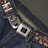 Kurt Floral Seatbelt Buckle Belt