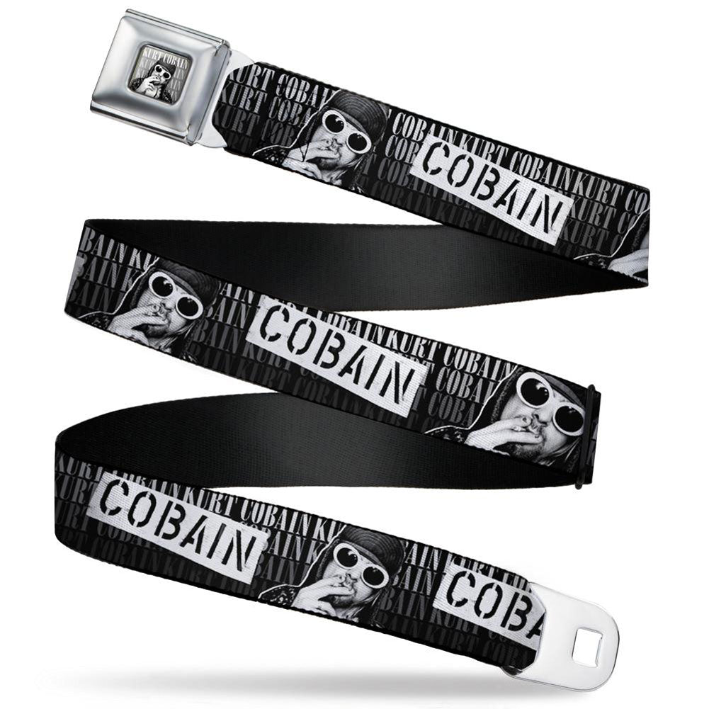 Nirvana Kurt Smoking Seatbelt Buckle Belt