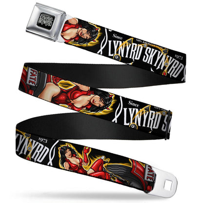 Lynyrd Skynyrd Devil In The Bottle Seatbelt Buckle Belt