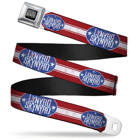 Lynyrd Skynyrd Star Badge Logo Seatbelt Buckle Belt