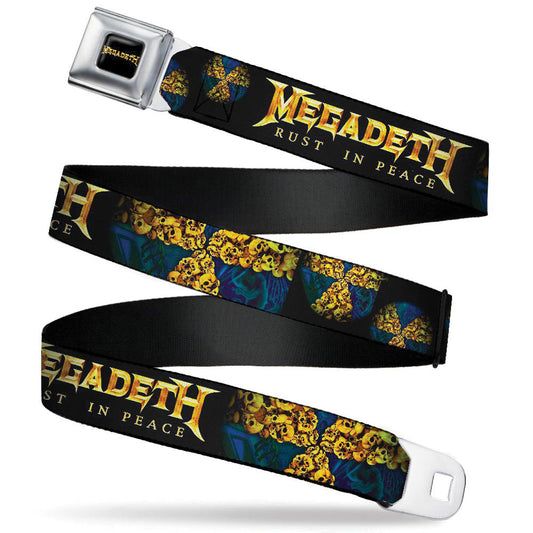 Megadeth Rust In Peace Seatbelt Buckle Belt