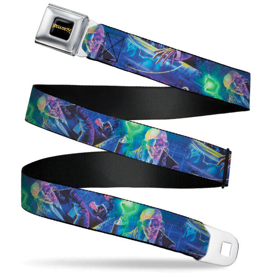Megadeth Vic Rattlehead Rust In Peace Pose Seatbelt Buckle Belt