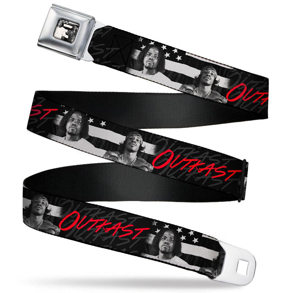 Outkast Stankonia Flag Seatbelt Buckle Belt