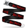 Revolver & Script Logo Seatbelt Buckle Belt