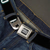 Block Logo Seatbelt Buckle Belt