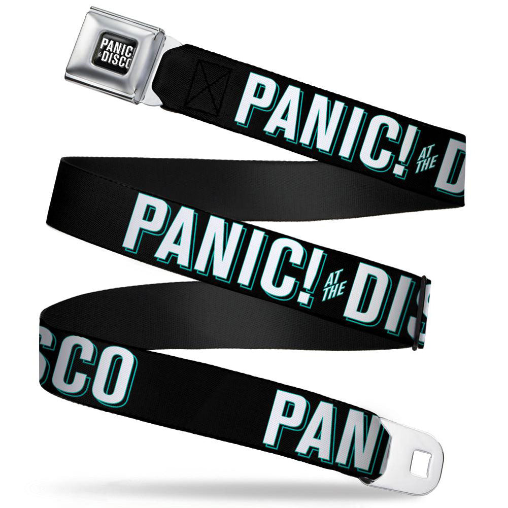 Panic! At The Disco Block Logo Seatbelt Buckle Belt