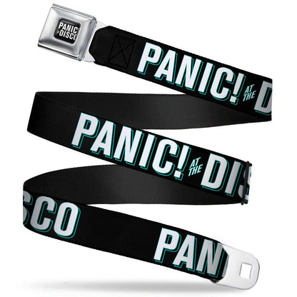 Panic! At The Disco Block Logo Seatbelt Buckle Belt