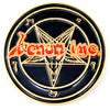 Pentagram Pewter Pin Badge