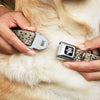 Small Hemp Dog 1 Inch Collar/Tand Dancing Bears Pet Wear