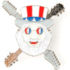 Patriotic Jerry Pewter Pin Badge