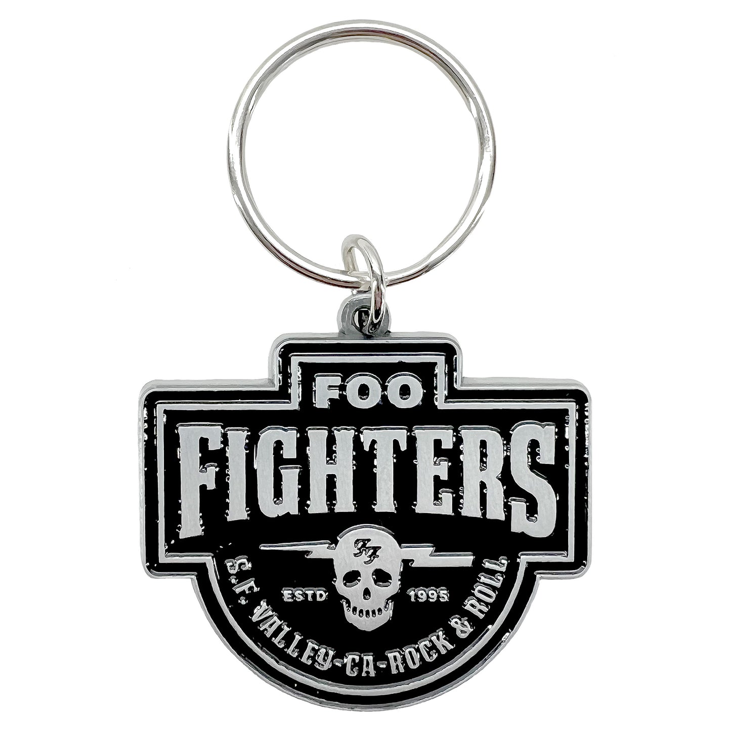 Foo Fighters Established 1995 Metal Key Chain